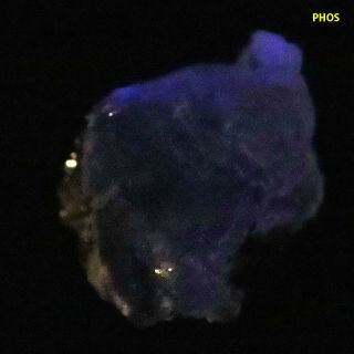 bb: Fluorescent Fluorite w/ Pyrite,  Calcite,  Scheelite from Peru - Colors 6