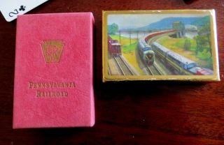 Vintage Pennsylvania Railroad Playing Cards 52 Cards 2 Jokers 1 Advertise