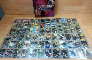 Xena The Warrior Princess Season 6 Six - 72 Card Basic/base Set In A Folder