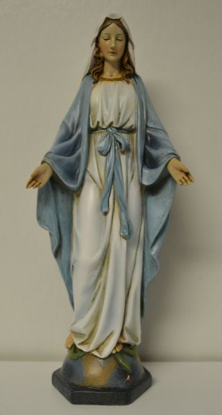 Our Lady Of Grace Figure Statue,  Virgin Mary,  10 " Joseph 