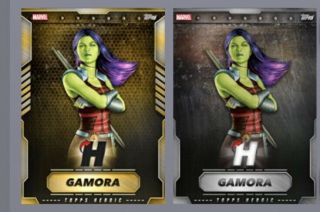 Gamora Gold/silver - Marvel Collect By Topps Digital Topps Heroic August 2019 Vip