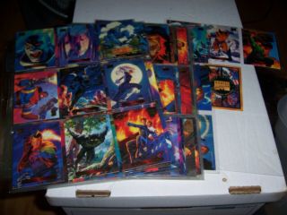 1994 Marvel Masterpieces Comic Cards Gold Foil Signature Set Complete