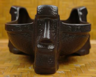 Trader Vic ' s Easter Island Moai Tiki Bowl Scorpion Huge Swizzles Coasters Napkin 6