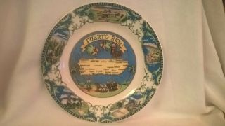Puerto Rico Souvenir Plate