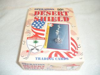 1991 Pacific Operation Desert Shield Storm Card Wax Box 36 Packs/10 Cards