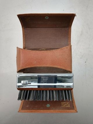 Metalfield " The Weekender " Vintage Travel Grooming Set Brush Razor Mirror Comb
