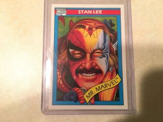 1990 Marvel Stan Lee Mr.  Marvel 161 Marvel Universe Rookie Card - Comics