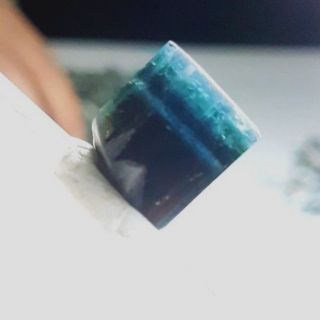 6,  5 Gram Gemmy Bi Color Tourmaline Terminated Crystal From Afghanistan.  `