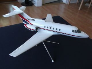 Hs.  125 / Bae 125 Private Business Jet Display Model By Space Models - 1/50th