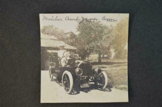 Vintage Car Photo 1909 Emf Model 30 Touring W/ 1909 Mass Dealer License 957011