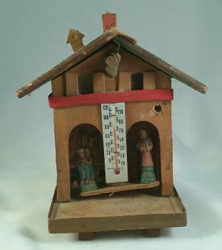Vintage Weatherman Weather Forecaster - Hygrometer Hansel Gretel Witch House