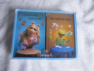 Hallmark Double Deck Playing Cards 1980 Muppets Miss Piggy Kermit The Frog