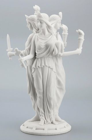 Hecate Greek Goddess Of Magic & Witchcraft Statue Sculpture Figurine Altar Decor