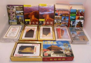 Beijing Playing Poker Cards 6 Decks Forbidden City Souvenir Tourism Etc