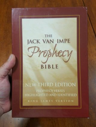 The Jack Van Impe Prophecy Bible Third Edition Kjv Burgundy Leather