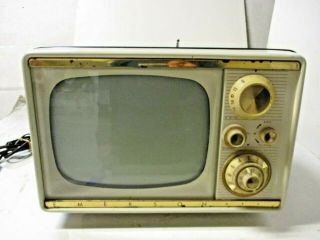 Emerson 1232 Portable TV Radio Combination VHF & UHF 2
