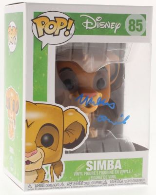 Hard To Find Matthew Broderick Signed Disney Lion King Simba Funko Pop 85 Wcoa