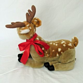 Santa ' s Best Animated Reindeer Moving Head Fawn Deer Electric Christmas 15 