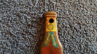 Vintage antique tin litho figural bottle opener PBR Beer Pabst Blue Ribbon 2