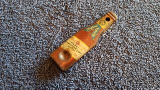 Vintage antique tin litho figural bottle opener PBR Beer Pabst Blue Ribbon 5