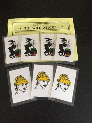 Vintage Card Magic Trick The Wild Witches By Brian Taylor