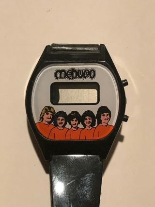 Vintage Rare 1980 ' s Menudo Music Group Band Digital Wrist Watch Ricky Martin 2