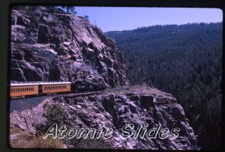 1965 Kodachrome Photo Slide D&rgw Railroad Train Colorado 4 Denver Rio Grande