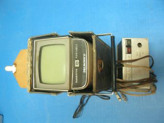 Vintage Delmonico Portable TV Japan 4