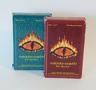 1998 Lotr Middle Earth The Balrog Box 1 & 2 Deck Set - Tcg Trading Card Game