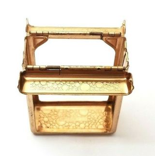 Vintage J.  E.  Mergott Newark NJ Emco Hold - a - Pack Gold Filled Cigarette Case 2