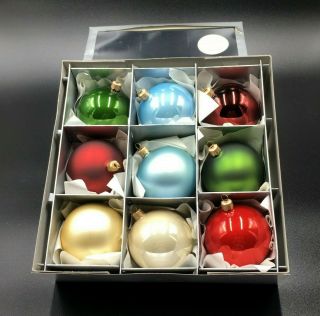 Vitbis Blown Glass Christmas Ornaments Hand Crafted in Poland NIB 3