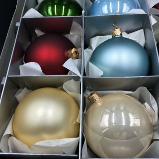 Vitbis Blown Glass Christmas Ornaments Hand Crafted in Poland NIB 6