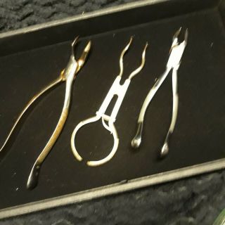 3 Vintage Clev Dent Dental Extractor Tools Extraction Pliers Clev - Dent