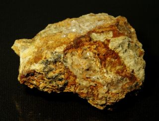 Cerussite Glassy Crystals On Matrix Fine Mineral Southwest Chester Mine,  Pa