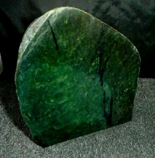 Washington State Abssolute Green Jade Rough W/ Chrome,  Translucency,  3,  Pounds