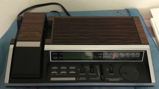 1983 Sanyo Am/fm Digital Clock Radio With Cordless Telephone Model Rmt - 630