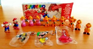 Rare Figures Mario Serie 1 From Zaini Nintendo Official W/box