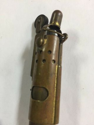 Vintage Brass Trench Lighter Slide Shaft 5