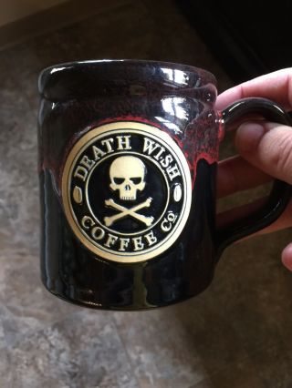 Death Wish Coffee Standard Mug Black And Red