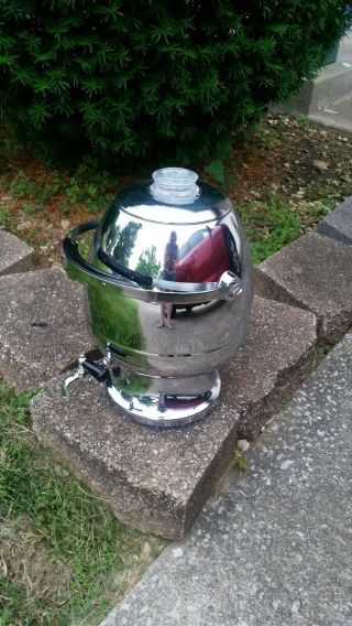 Vtg Art Deco Robeson Urn Electric Coffee Pot Chrome York Usa 35 Cup