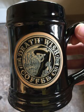 Death Wish Coffee Grim Reaper Mug.  1813 Of 5000