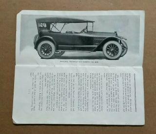 National Motor Vehicle Co.  Indianapolis,  IN. ,  Sales Brochure,  1916 2
