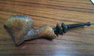 Nording Made In Denmark Freehand Briar Wood Tobacco Pipe Vtg Pre Smoked Estate