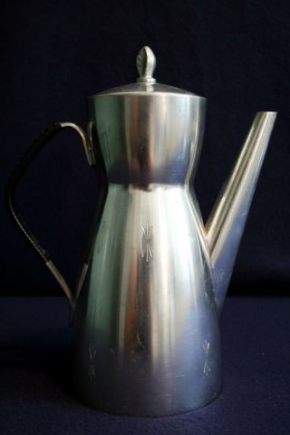 Mid Century Brodrene Mylius Bm Norway Pewter Coffee Tea Server Pot Htf