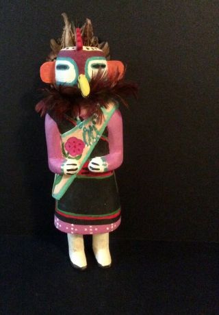 Older Seldom Carved Traditional Hopi Hen Kachina Doll