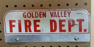 Arizona Golden Valley Fire Department License Plate Topper