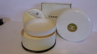 CHANEL 5 Bath Powder 8 Oz Collector Size 730 Complete 2