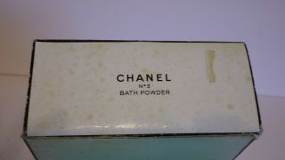 CHANEL 5 Bath Powder 8 Oz Collector Size 730 Complete 8