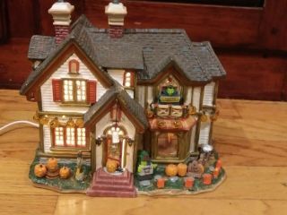 Lemax Spooky Town Halloween Party House Item 45005 Retired 2008