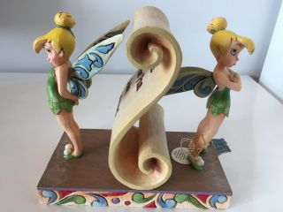 Jim Shore Disney Showcase Traditions Tinker Bell Naughty Or 6 " Figurine